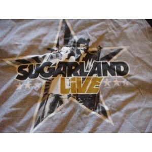 Sugarland Live love on the inside Xl unisex 3/4 sleeve shirt top